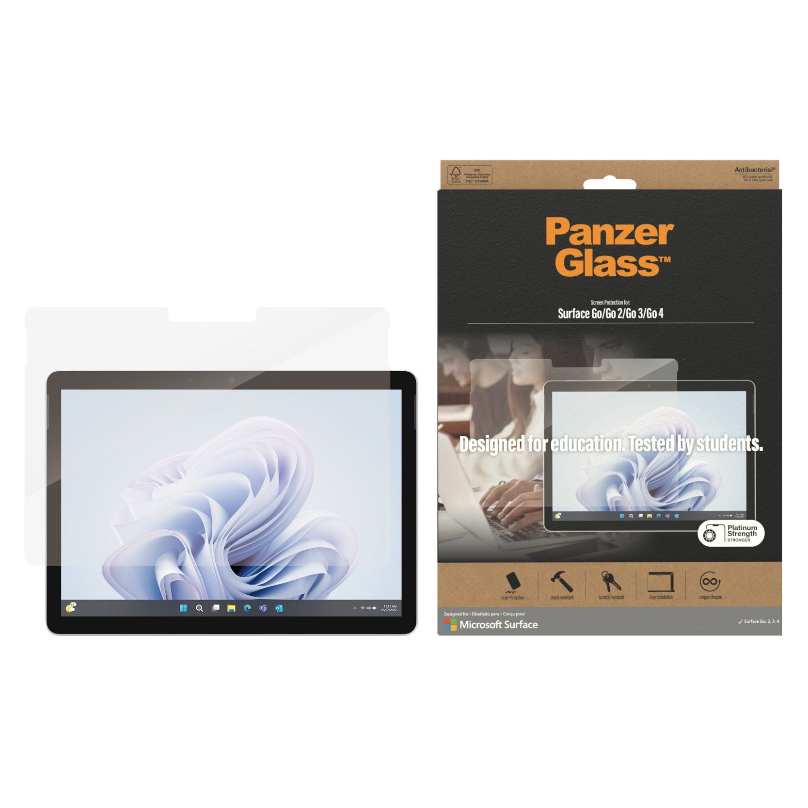 PanzerGlass® Displayschutz Microsoft Surface Go 4 | Go 3 | Go 2 | Go